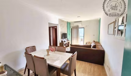Apartamento com 2 dormitórios à venda, 80 m² por R$ 480.000,00 - Canto do Forte - Praia Grande/SP