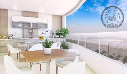 Apartamento com 2 dormitórios à venda, 91 m² por R$ 912.200,00 - Caiçara - Praia Grande/SP