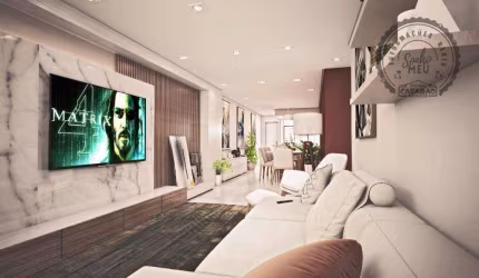 Cobertura com 4 dormitórios à venda, 208 m² por R$ 2.400.000,00 - Guilhermina - Praia Grande/SP