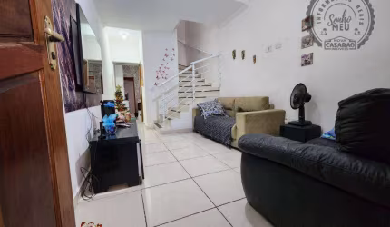 Casa com 2 dormitórios à venda, 94 m² por R$ 330.000,00 - Tude Bastos (Sítio do Campo) - Praia Grande/SP
