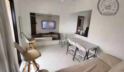 Apartamento com 2 dormitórios à venda, 53 m² por R$ 375.000,00 - Vila Assunção - Praia Grande/SP