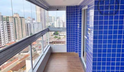 Apartamento com 2 dormitórios à venda, 110 m² por R$ 569.000,00 - Aviação - Praia Grande/SP