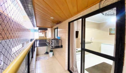 Apartamento com 2 dormitórios para alugar, 65 m² por R$ 4.200,00 - Boqueirão - Praia Grande/SP