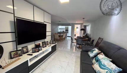 Apartamento com 3 dormitórios à venda, 140 m² por R$ 1.563.500,00 - Vila Guilhermina - Praia Grande/SP