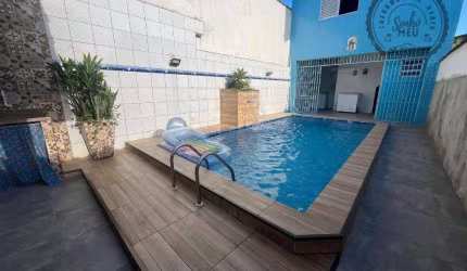 Casa na Vila Mirim, Praia Grande - SP