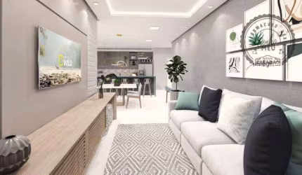 Apartamento na Cidade Ocian, Praia Grande  - SP