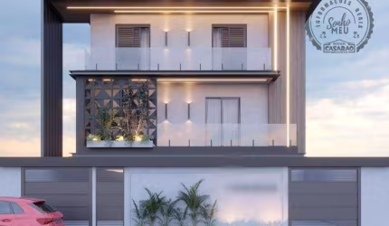 Casa na Guilhermina, Praia Grande/SP.