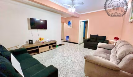 Apartamento com 3 dormitórios à venda, 87 m² por R$ 360.000,00 - Boqueirão - Praia Grande/SP