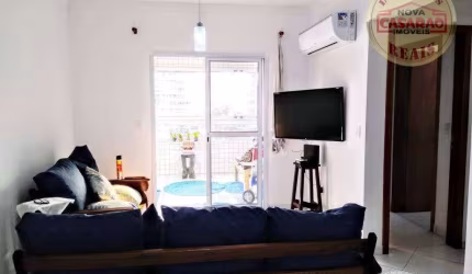 Apartamento com 2 dormitórios à venda, 80 m² por R$ 445.000,00 - Guilhermina - Praia Grande/SP