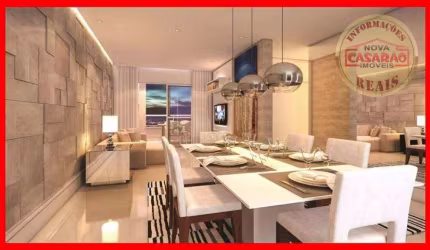 Apartamento com 3 dormitórios à venda, 102 m² por R$ 713.800,00 - Caiçara - Praia Grande/SP