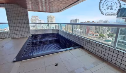 Apartamento com 4 dormitórios à venda, 205 m² por R$ 2.398.800,00 - Canto do Forte - Praia Grande/SP