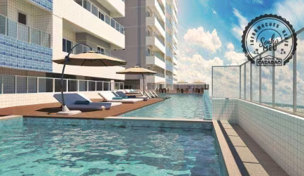 Apartamento com 2 dormitórios à venda, 82 m² por R$ 539.000,00 - Ocian - Praia Grande/SP