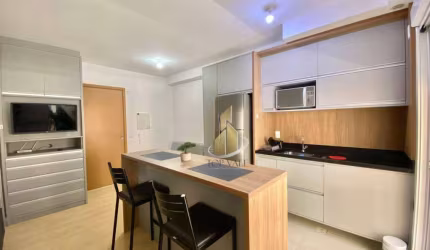 Apartamento com 1 dormitório para alugar, 40 m² por R$ 3.831,49/mês - Jardim Aquarius - São José dos Campos/SP