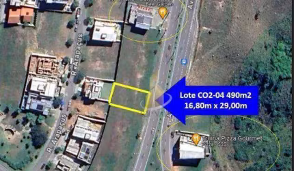 Terreno à venda, 490 m² por R$ 2.000.000 - Condomínio Residencial Alphaville - São José dos Campos/SP