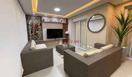Apartamento com 3 dormitórios, 145 m² - venda por R$ 2.300.000,00 ou aluguel por R$ 17.100,00/mês - Jardim Maia - Guarulhos/SP