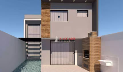 Sobrado com 3 dormitórios à venda, 125 m² por R$ 960.000,00 - Residencial e Comercial Guarulhos - Guarulhos/SP