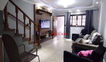 Sobrado com 3 dormitórios à venda, 152 m² por R$ 580.000,00 - Parque Continental II - Guarulhos/SP