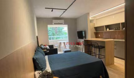 Studio com   varanda ,para alugar, 35 m² por R$ 4.097/mês - Morumbi - São Paulo/SP