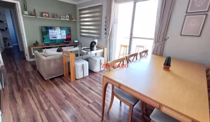 Apartamento com 3 dormitórios à venda, 68 m² por R$ 549.000,00 - Vila das Bandeiras - Guarulhos/SP