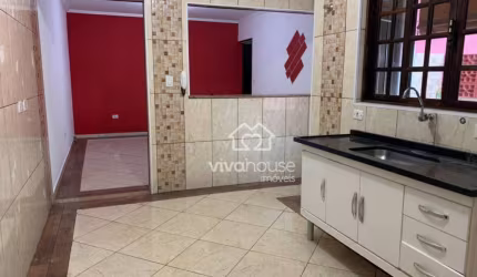 Casa com 3 dormitórios para alugar, 80 m² por R$ 1.500,00/mês - Jardim Mauá - Mauá/SP