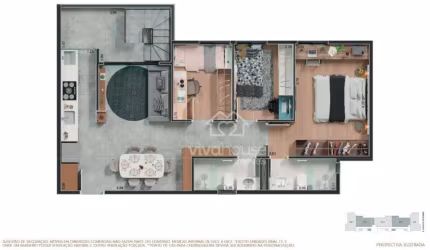 Cobertura com 3 dormitórios à venda, 125 m² por R$ 1.102.737,00 - Jardim - Santo André/SP