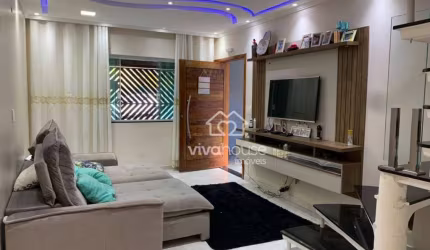 Sobrado com 3 dormitórios à venda, 192 m² por R$ 530.000,00 - Jardim Primavera - Mauá/SP