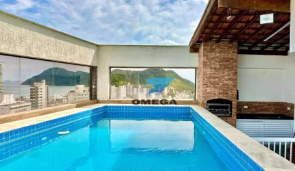 Cobertura com 3 dormitórios à venda, 232 m² por R$ 1.400.000,00 - Jardim Astúrias - Guarujá/SP