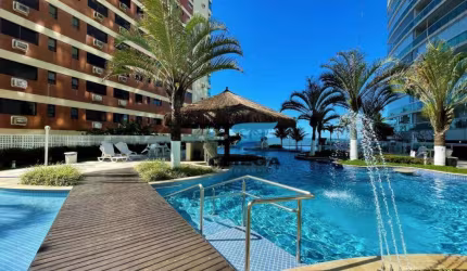 Apartamento de luxo em condomínio de frente para  o mar - Praia das Astúrias, Guarujá.