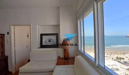 VISTA MAR - Apartamento com 2 quartos perto da praia - Praia das Pitangueiras, Guarujá.
