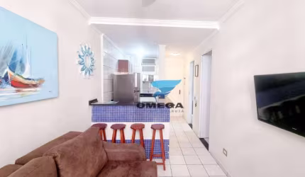 Kitnet à venda na Praia das Pitangueiras com excelente distribuição, arejado e iluminação natural, na Praia das Pitangueiras em excelente localização!