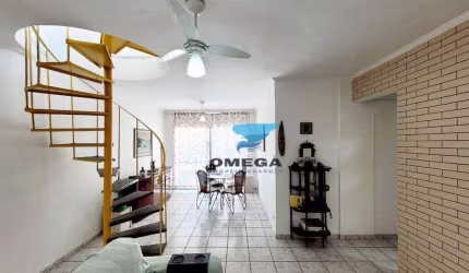 Cobertura Duplex à venda na praia das Astúrias no Guarujá I Omega Imóveis