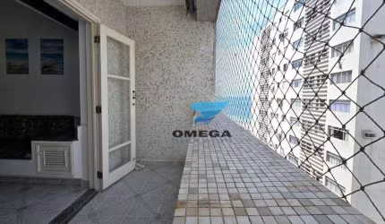 Apartamento vista mar à venda na praia das Pitangueiras no Guarujá I Omega Imoveis