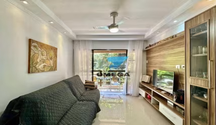 Apartamento reformado à venda na praia das Pitangueiras em Guarujá | Omega Imóveis