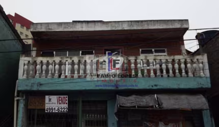 Sobrado com 1 dormitório à venda por R$ 400.000 - Vila Palmares - Santo André/SP