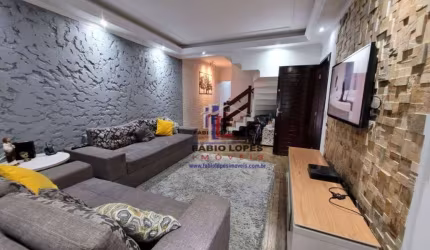 Sobrado com 3 dormitórios à venda por R$ 790.000,00 - Parque Oratório - Santo André/SP