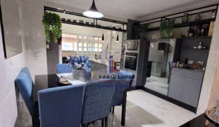 Sobrado, 145 m² - venda por R$ 1.200.000,00 ou aluguel por R$ 5.604,17/mês - Vila Palmares - Santo André/SP
