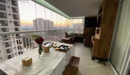 ** Incontro - OPORTUNIDADE - Lindo apto. c/ ampla varanda gourmet c/ churrasqueira - 2 Vagas + Depósito **