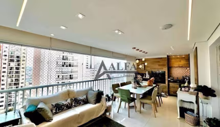 ** Terraças Tatuapé - IMPERDÍVEL - Maravilhoso apto. em andar alto c/ ampla varanda gourmet de 25 m² c/ churrasqueira - 2 Vagas **