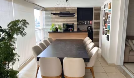 ** TERRAÇAS TATUAPÉ - Lindo apartamento c/ ampla varanda gourmet de 25 m² c/ churrasqueira **