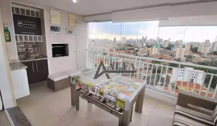 ** Edifício Harmonia - Lindo apartamento em andar alto c/ ampla varanda gourmet c/ churrasqueira **