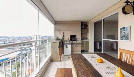 ** Allegri Tatuapé - Lindo apartamento em andar alto c/ ampla varanda gourmet c/ churrasqueira **