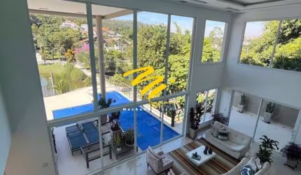 Sobrado à venda e para alugar em Vinhedo, Condomínio Estância Marambaia, com 4 suítes, com 680 m²