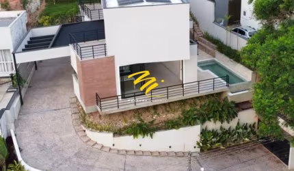 Sobrado à venda em Campinas, Jardim Atibaia (Sousas), com 4 suítes, com 288.26 m², Jardim Botânico