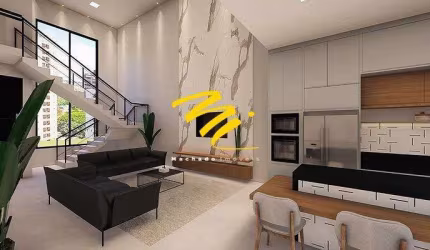 Sobrado à venda em Paulínia, Parque Brasil 500, com 4 suítes, com 313.52 m², Santorini