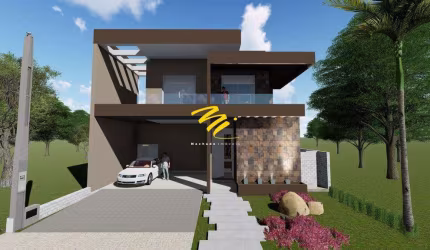 Sobrado à venda em Paulínia, Parque Brasil 500, com 4 suítes, com 250 m², Residencial Royal Garden