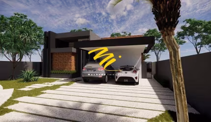 Casa à venda em Paulínia, Parque Brasil 500, com 3 suítes, com 254.59 m², Terras do Cancioneiro