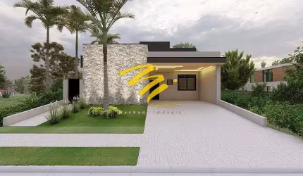 Casa à venda em Paulínia, Parque Brasil 500, com 3 suítes, com 195.08 m², Royal Garden