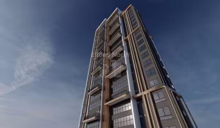 Apartamento em construção no centro de Balneário Camboriú com Vista Mar