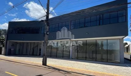Sala comercial no Jardim Tarobá medindo 65m  de área construída com um banheiro.