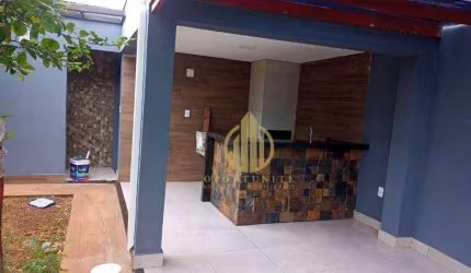 Casa 2 dormitórios com suíte - Quintal amplo - área gourmet - Jardim São Lucas - Jardinópolis/SP